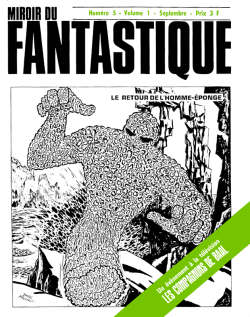 Daniel Massard - Miroir du Fantastique N°5